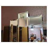 Stunning Rectangular Cluster Wall Mirror Decor
