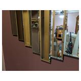 Stunning Rectangular Cluster Wall Mirror Decor