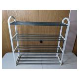 Four Tier Shoe Shelf and Garden Kneeler/Stool