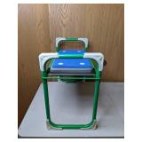 Four Tier Shoe Shelf and Garden Kneeler/Stool