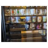 Pair of Shadowboxes with Souvenir Shotglass Collection