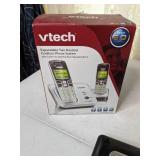 Lot of VTech Cordless Phone System, Weather Channel Alarm Clock and an Antique Rotary Princess Style Phone
