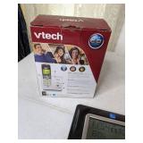 Lot of VTech Cordless Phone System, Weather Channel Alarm Clock and an Antique Rotary Princess Style Phone