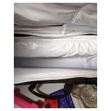 Mixed Lot: Christmas Ties, Collapsible Cooler, Small Weights, Super Sliders, and More