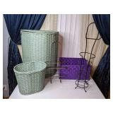 Woven Hamper and Basket Set, Metal Toilet Paper Stand, and More!
