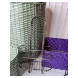 Woven Hamper and Basket Set, Metal Toilet Paper Stand, and More!