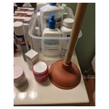 Bathroom Items: Tub and Shower Cleaner, Soap, Shampoo, Hair Dye, Medicines, and More!