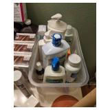 Bathroom Items: Tub and Shower Cleaner, Soap, Shampoo, Hair Dye, Medicines, and More!