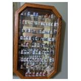 Collectible Thimble and Glass Display Case