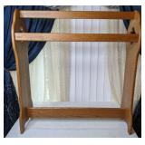 Sturdy Solid Wood Quilt Rack