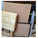 TV Trays, Couch Table, Mirrors, Bulletin Boards, and Wrapping Paper