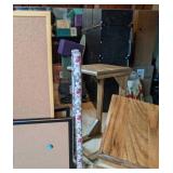 TV Trays, Couch Table, Mirrors, Bulletin Boards, and Wrapping Paper