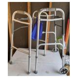 Lot of 2 Medical Folding Walkers