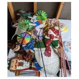 Mixed Holiday Yard Decor: Easter, Christmas, St. Patrick