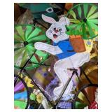 Mixed Holiday Yard Decor: Easter, Christmas, St. Patrick