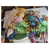 Mixed Holiday Yard Decor: Easter, Christmas, St. Patrick