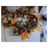 Fall Decor, Plant Stand, and Hanging Baskets
