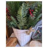 Outdoor Decor: Trough Planter, Christmas/Easter Garden Decor