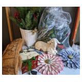Outdoor Decor: Trough Planter, Christmas/Easter Garden Decor