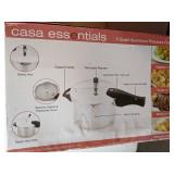 Erdmann Schlegelmilch Suhl Prussia Salt Shaker, Round Wall Clock, Pressure Cooker, Apple Peeler, and Garden Decor/Pots