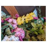 Large Assortment of Faux Plants and Planters