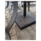 Outdoor Patio Furniture:  Table, 4 Chairs and Umbrella