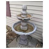 Adorable Lot of 2 Concrete Birdbaths