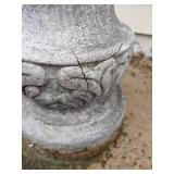 Adorable Lot of 2 Concrete Birdbaths