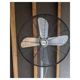 Tall White Adjustable Fan