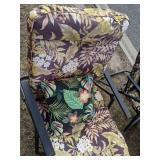Set of (2) Patio Lounge Chairs with Cushions