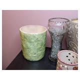 Gorgeous Assortment of 8 Ceramic and Glass Plant Pots/Vases