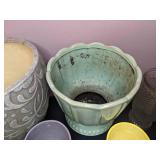 Gorgeous Assortment of 8 Ceramic and Glass Plant Pots/Vases