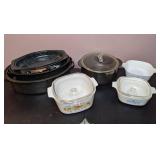Kitchen Lot: Casserole Dishes, Granite-Ware, and More