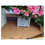 Lot of 5 Artificial Floral Arrangements in Pots/Planters