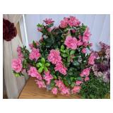 Lot of 5 Artificial Floral Arrangements in Pots/Planters