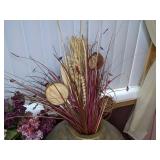 Lot of 5 Artificial Floral Arrangements in Pots/Planters
