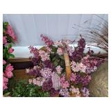 Lot of 5 Artificial Floral Arrangements in Pots/Planters