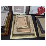Large Lot of Picture Frames, Wide Variety of Styles/Sizes