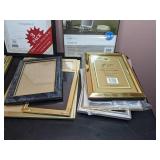 Large Lot of Picture Frames, Wide Variety of Styles/Sizes