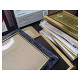 Large Lot of Picture Frames, Wide Variety of Styles/Sizes