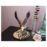 Array of Decorative Figurines: Patriotic, Romantic, Whimsical