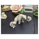 Array of Decorative Figurines: Patriotic, Romantic, Whimsical