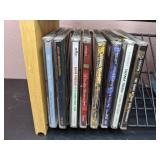 Compact Wire & Wood CD Stand with CDs