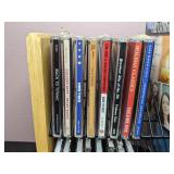 Compact Wire & Wood CD Stand with CDs