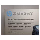 Brand New HP 22AIO Celeron Blue 4GB 256GB All in One Desktop Computer