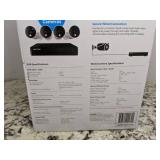 Brand New Night Owl Bluetooth 4 Channel 4K Wired DVR 4 Wired Light Cameras & 1TB HDD