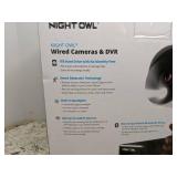 Brand New Night Owl Bluetooth 4 Channel 4K Wired DVR 4 Wired Light Cameras & 1TB HDD