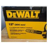 Brand New DeWalt 12 in. 20V MAX Lithium-Ion Cordless Brushless Chainsaw 5.0Ah Battery and Charger Included