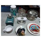 NuWave Induction Cook Ware, Apothecary Jar, Campbells Plate & Mug, Misc