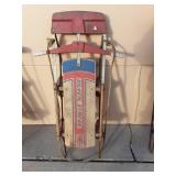 Silver Streak Steel Runner Sled With Steering 42"